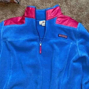 Vineyard Vines 1/4 zip fleece pullover sweatshirt